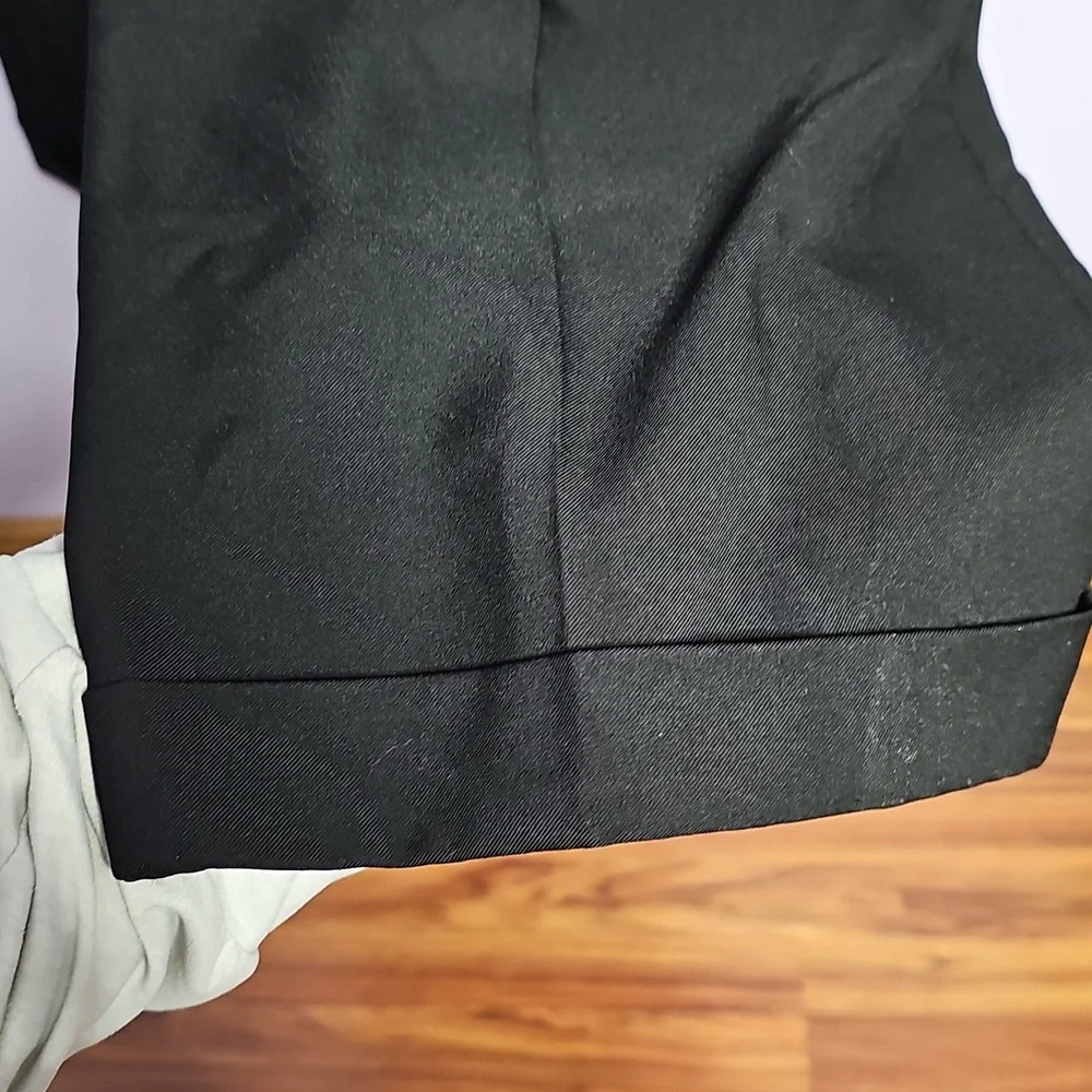 Men's Van Heusen Black Trousers Classic Formal Wear With‎ Elastic In Waist